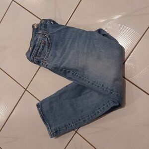 Blue Distressed Levi's Wedgie Straight Jeans - Size W30 L26